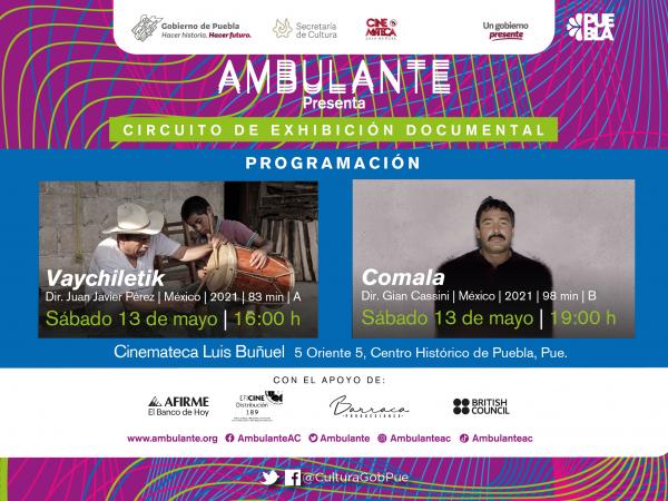 Será Puebla sede del circuito de exhibición documental “Ambulante”: Cultura