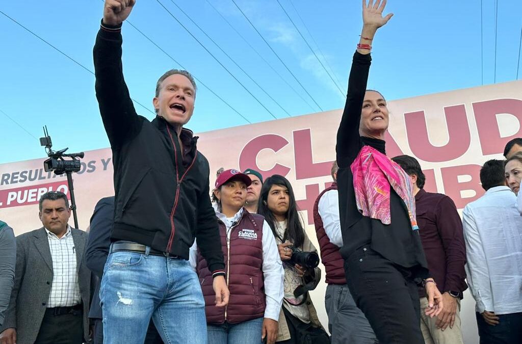 Unidad y proyecto fuerte: Velasco y Sheinbaum preparan una contundente victoria electoral