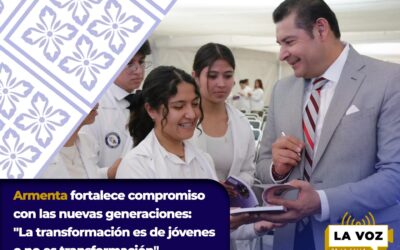 Armenta fortalece compromiso con las nuevas generaciones: «La transformación es de jóvenes o no es transformación»