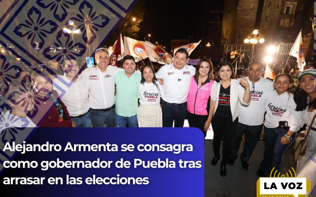 Alejandro Armenta se consagra como gobernador de Puebla tras arrasar en las elecciones