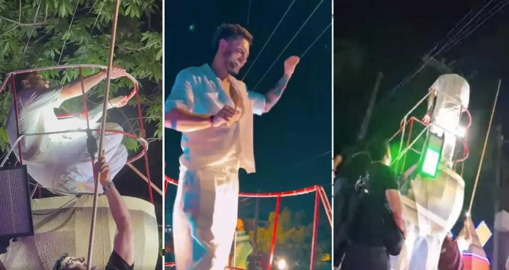 Nicola Porcella ‘o se agachaba o moría’ en el Carnaval de Medellín de Bravo